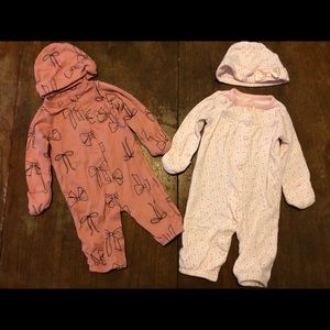Carter’s One-piece Outfits Mit Covers and Hats